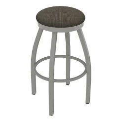 Holland Bar Stool Co. 30" Swivel Bar Stool, Nickel Finish, Graph Chalice Seat
