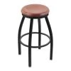 Holland Bar Stool Co. 30" Swivel Bar Stool, Black Wrinkle, Med Oak Seat -Kitchen & Dining Furniture Sales Store Holland20Bar20Stool20Co 802BWMedOak