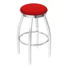 Holland Bar Stool Co. 30" Swivel Bar Stool, Chrome Finish, Canter Red Seat -Kitchen & Dining Furniture Sales Store Holland20Bar20Stool20Co 802CH011