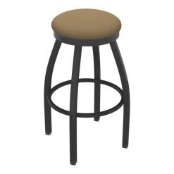 Holland Bar Stool Co. 25" Swivel Counter Stool, Pewter Finish, Canter Sand Seat