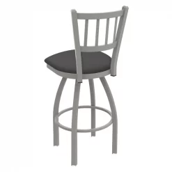 Holland Bar Stool Co. 30" Swivel Bar Stool, Nickel Finish, Canter Storm Seat -Kitchen & Dining Furniture Sales Store Holland20Bar20Stool20Co 810AN004 2
