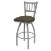 Holland Bar Stool Co. 25" Swivel Counter Stool, Nickel Finish, Canter Earth Seat -Kitchen & Dining Furniture Sales Store Holland20Bar20Stool20Co 810AN006