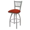 Holland Bar Stool Co. 30" Swivel Bar Stool, Nickel Finish, Graph Poppy Seat -Kitchen & Dining Furniture Sales Store Holland20Bar20Stool20Co 810AN021