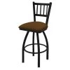 Holland Bar Stool Co. 30" Swivel Bar Stool, Black Wrinkle, Canter Thatch Seat -Kitchen & Dining Furniture Sales Store Holland20Bar20Stool20Co 810BW001
