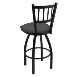Holland Bar Stool Co. 30" Swivel Bar Stool, Black Wrinkle, Canter Storm Seat -Kitchen & Dining Furniture Sales Store Holland20Bar20Stool20Co 810BW004 2