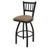 Holland Bar Stool Co. 30" Swivel Bar Stool, Black Wrinkle, Canter Sand Seat -Kitchen & Dining Furniture Sales Store Holland20Bar20Stool20Co 810BW013