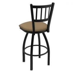 Holland Bar Stool Co. 30" Swivel Bar Stool, Black Wrinkle, Canter Sand Seat -Kitchen & Dining Furniture Sales Store Holland20Bar20Stool20Co 810BW013 2