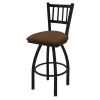 Holland Bar Stool Co. 30" Swivel Bar Stool, Black Wrinkle, Rein Thatch Seat -Kitchen & Dining Furniture Sales Store Holland20Bar20Stool20Co 810BW026