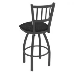 Holland Bar Stool Co. 25" Swivel Counter Stool, Pewter Finish, Graph Coal Seat -Kitchen & Dining Furniture Sales Store Holland20Bar20Stool20Co 810PW018 2