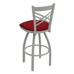 Holland Bar Stool Co. 30" Swivel Bar Stool, Nickel Finish, Graph Ruby Seat -Kitchen & Dining Furniture Sales Store Holland20Bar20Stool20Co 820AN016 2