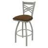 Holland Bar Stool Co. 30" Swivel Bar Stool, Nickel Finish, Rein Thatch Seat -Kitchen & Dining Furniture Sales Store Holland20Bar20Stool20Co 820AN026