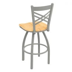 Holland Bar Stool Co. 30" Swivel Bar Stool, Nickel Finish, Nat Maple Seat -Kitchen & Dining Furniture Sales Store Holland20Bar20Stool20Co 820ANNatMpl 2