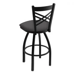 Holland Bar Stool Co. 30" Swivel Bar Stool, Black Wrinkle, Canter Storm Seat -Kitchen & Dining Furniture Sales Store Holland20Bar20Stool20Co 820BW004 2