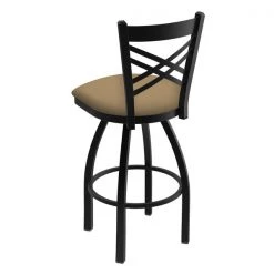 Holland Bar Stool Co. 30" Swivel Bar Stool, Black Wrinkle, Canter Sand Seat -Kitchen & Dining Furniture Sales Store Holland20Bar20Stool20Co 820BW013 2