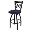 Holland Bar Stool Co. 30" Swivel Bar Stool, Black Wrinkle, Graph Anchor Seat -Kitchen & Dining Furniture Sales Store Holland20Bar20Stool20Co 820BW014