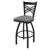Holland Bar Stool Co. 30" Swivel Bar Stool, Black Wrinkle, Graph Seat -Kitchen & Dining Furniture Sales Store Holland20Bar20Stool20Co 820BW020