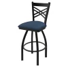 Holland Bar Stool Co. 30" Swivel Bar Stool, Black Wrinkle, Rein Bay Seat -Kitchen & Dining Furniture Sales Store Holland20Bar20Stool20Co 820BW024