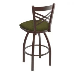 Holland Bar Stool Co. 30" Swivel Bar Stool, Bronze Finish, Graph Parrot Seat -Kitchen & Dining Furniture Sales Store Holland20Bar20Stool20Co 820BZ015 2