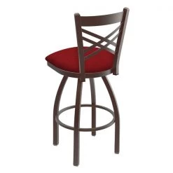 Holland Bar Stool Co. 30" Swivel Bar Stool, Bronze Finish, Graph Ruby Seat -Kitchen & Dining Furniture Sales Store Holland20Bar20Stool20Co 820BZ016 2