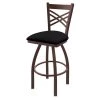 Holland Bar Stool Co. 30" Swivel Bar Stool, Bronze Finish, Black Vinyl Seat -Kitchen & Dining Furniture Sales Store Holland20Bar20Stool20Co 820BZBlkVinyl