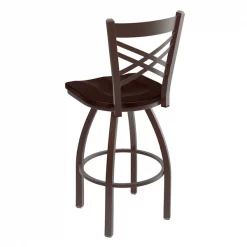 Holland Bar Stool Co. 30" Swivel Bar Stool, Bronze Finish, Dark Cherry Maple Seat -Kitchen & Dining Furniture Sales Store Holland20Bar20Stool20Co 820BZDCMpl 2