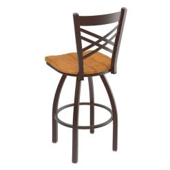 Holland Bar Stool Co. 30" Swivel Bar Stool, Bronze Finish, Med Maple Seat -Kitchen & Dining Furniture Sales Store Holland20Bar20Stool20Co 820BZMedMpl 2