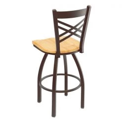 Holland Bar Stool Co. 30" Swivel Bar Stool, Bronze Finish, Nat Oak Seat -Kitchen & Dining Furniture Sales Store Holland20Bar20Stool20Co 820BZNatOak 2