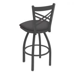 Holland Bar Stool Co. 30" Swivel Bar Stool, Pewter Finish, Canter Storm Seat -Kitchen & Dining Furniture Sales Store Holland20Bar20Stool20Co 820PW004 2