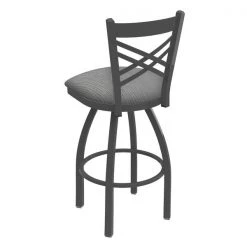 Holland Bar Stool Co. 30" Swivel Bar Stool, Pewter Finish, Graph Seat -Kitchen & Dining Furniture Sales Store Holland20Bar20Stool20Co 820PW020 2