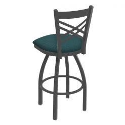Holland Bar Stool Co. 30" Swivel Bar Stool, Pewter Finish, Graph Tidal Seat -Kitchen & Dining Furniture Sales Store Holland20Bar20Stool20Co 820PW022 2