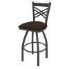 Holland Bar Stool Co. 30" Swivel Bar Stool, Pewter Finish, Rein Coffee Seat -Kitchen & Dining Furniture Sales Store Holland20Bar20Stool20Co 820PW025