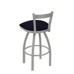 Holland Bar Stool Co. 30" Low Back Swivel Bar Stool, Nickel Finish, Canter Twilight Seat -Kitchen & Dining Furniture Sales Store Holland20Bar20Stool20Co 821AN002 2