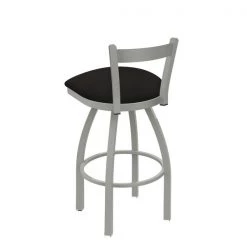 Holland Bar Stool Co. 30" Low Back Swivel Bar Stool, Nickel Finish, Canter Espresso Seat -Kitchen & Dining Furniture Sales Store Holland20Bar20Stool20Co 821AN003 2