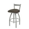 Holland Bar Stool Co. 30" Low Back Swivel Bar Stool, Nickel Finish, Canter Earth Seat -Kitchen & Dining Furniture Sales Store Holland20Bar20Stool20Co 821AN006