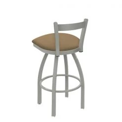 Holland Bar Stool Co. 30" Low Back Swivel Bar Stool, Nickel Finish, Canter Sand Seat -Kitchen & Dining Furniture Sales Store Holland20Bar20Stool20Co 821AN013 2