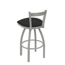 Holland Bar Stool Co. 30" Low Back Swivel Bar Stool, Nickel Finish, Graph Coal Seat -Kitchen & Dining Furniture Sales Store Holland20Bar20Stool20Co 821AN018 2