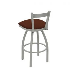 Holland Bar Stool Co. 30" Low Back Swivel Bar Stool, Nickel Finish, Rein Adobe Seat -Kitchen & Dining Furniture Sales Store Holland20Bar20Stool20Co 821AN023 2