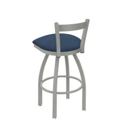 Holland Bar Stool Co. 30" Low Back Swivel Bar Stool, Nickel Finish, Rein Bay Seat -Kitchen & Dining Furniture Sales Store Holland20Bar20Stool20Co 821AN024 2