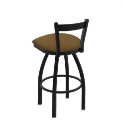 Holland Bar Stool Co. 30" Low Back Swivel Bar Stool, Black Wrinkle, Canter Saddle Seat -Kitchen & Dining Furniture Sales Store Holland20Bar20Stool20Co 821BW012 2