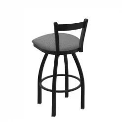Holland Bar Stool Co. 30" Low Back Swivel Bar Stool, Black Wrinkle, Graph Seat -Kitchen & Dining Furniture Sales Store Holland20Bar20Stool20Co 821BW020 2