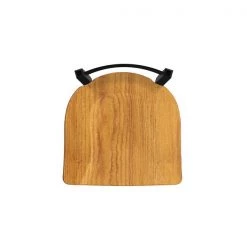 Holland Bar Stool Co. 25" Low Back Swivel Counter Stool, Black Wrinkle, Med Oak Seat -Kitchen & Dining Furniture Sales Store Holland20Bar20Stool20Co 821BWMedOak 3