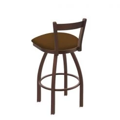 Holland Bar Stool Co. 30" Low Back Swivel Bar Stool, Bronze Finish, Canter Thatch Seat -Kitchen & Dining Furniture Sales Store Holland20Bar20Stool20Co 821BZ001 2