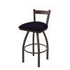 Holland Bar Stool Co. 30" Low Back Swivel Bar Stool, Bronze Finish, Canter Twilight Seat -Kitchen & Dining Furniture Sales Store Holland20Bar20Stool20Co 821BZ002