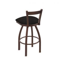 Holland Bar Stool Co. 30" Low Back Swivel Bar Stool, Bronze Finish, Canter Espresso Seat -Kitchen & Dining Furniture Sales Store Holland20Bar20Stool20Co 821BZ003 2