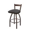 Holland Bar Stool Co. 30" Low Back Swivel Bar Stool, Bronze Finish, Canter Storm Seat -Kitchen & Dining Furniture Sales Store Holland20Bar20Stool20Co 821BZ004