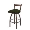 Holland Bar Stool Co. 30" Low Back Swivel Bar Stool, Bronze Finish, Canter Pine Seat -Kitchen & Dining Furniture Sales Store Holland20Bar20Stool20Co 821BZ010