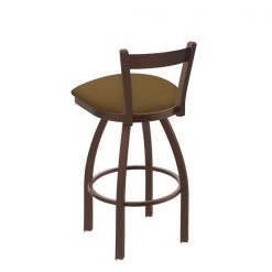 Holland Bar Stool Co. 30" Low Back Swivel Bar Stool, Bronze Finish, Canter Saddle Seat -Kitchen & Dining Furniture Sales Store Holland20Bar20Stool20Co 821BZ012 2
