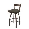 Holland Bar Stool Co. 30" Low Back Swivel Bar Stool, Bronze Finish, Graph Chalice Seat -Kitchen & Dining Furniture Sales Store Holland20Bar20Stool20Co 821BZ019