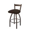 Holland Bar Stool Co. 30" Low Back Swivel Bar Stool, Bronze Finish, Rein Coffee Seat -Kitchen & Dining Furniture Sales Store Holland20Bar20Stool20Co 821BZ025