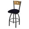 Holland Bar Stool Co. 30" Swivel Counter Stool, Bronze Finish, Med Back, Canter Twilight Seat -Kitchen & Dining Furniture Sales Store Holland20Bar20Stool20Co 830PWMedMplB002